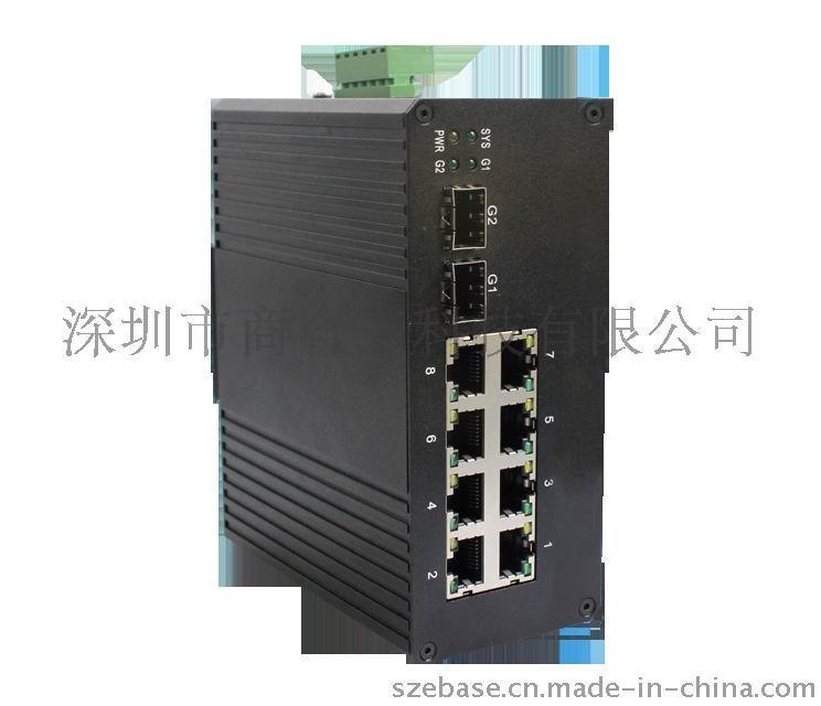8口網(wǎng)管型工業(yè)以太網(wǎng)交換機E-640G-2F-8T
