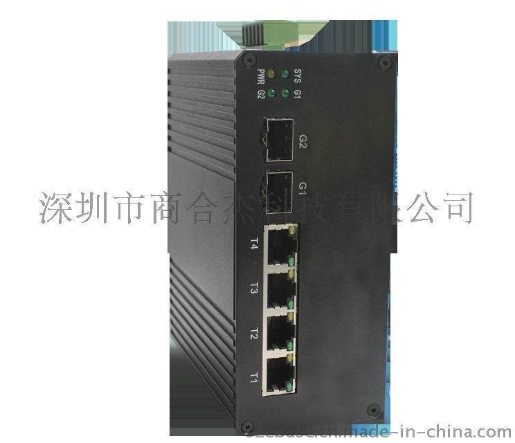 4口網(wǎng)管型工業(yè)以太網(wǎng)交換機E-640G-2F-4T