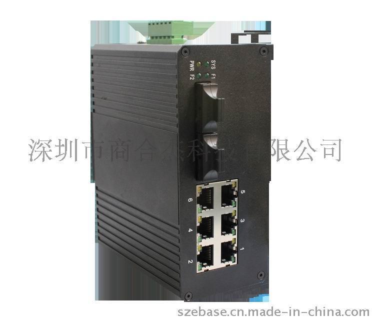 6口網(wǎng)管型工業(yè)以太網(wǎng)交換機E-640W-2F-6T